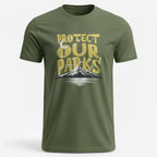 OutfitPeak T-shirt Military Green / S Protect Our Parks Tee