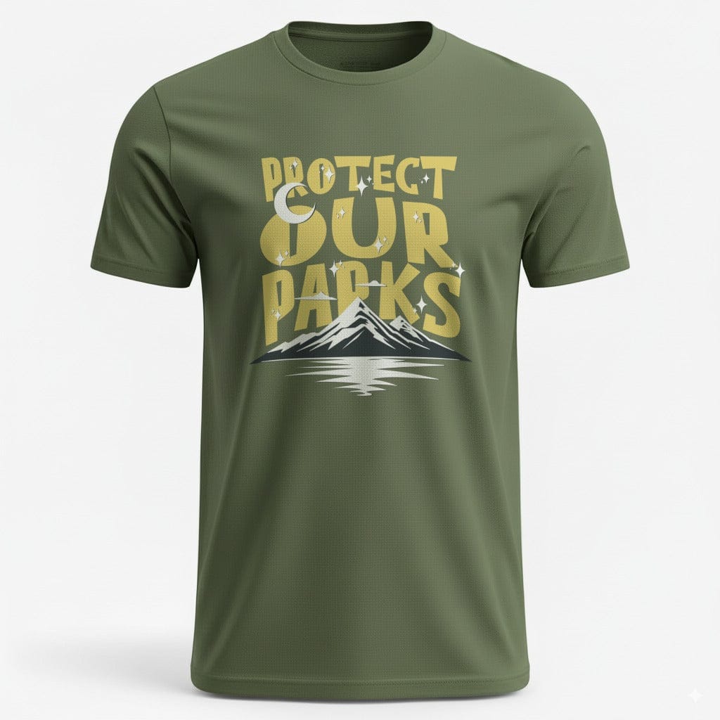 OutfitPeak T-shirt Military Green / S Protect Our Parks Tee