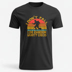 OutfitPeak Black / XS Random Gravity Checks Tee