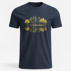 OutfitPeak Navy / XS Reflective Tree Tee