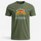 OutfitPeak Military Green / S Retro Climbing Dad Tee