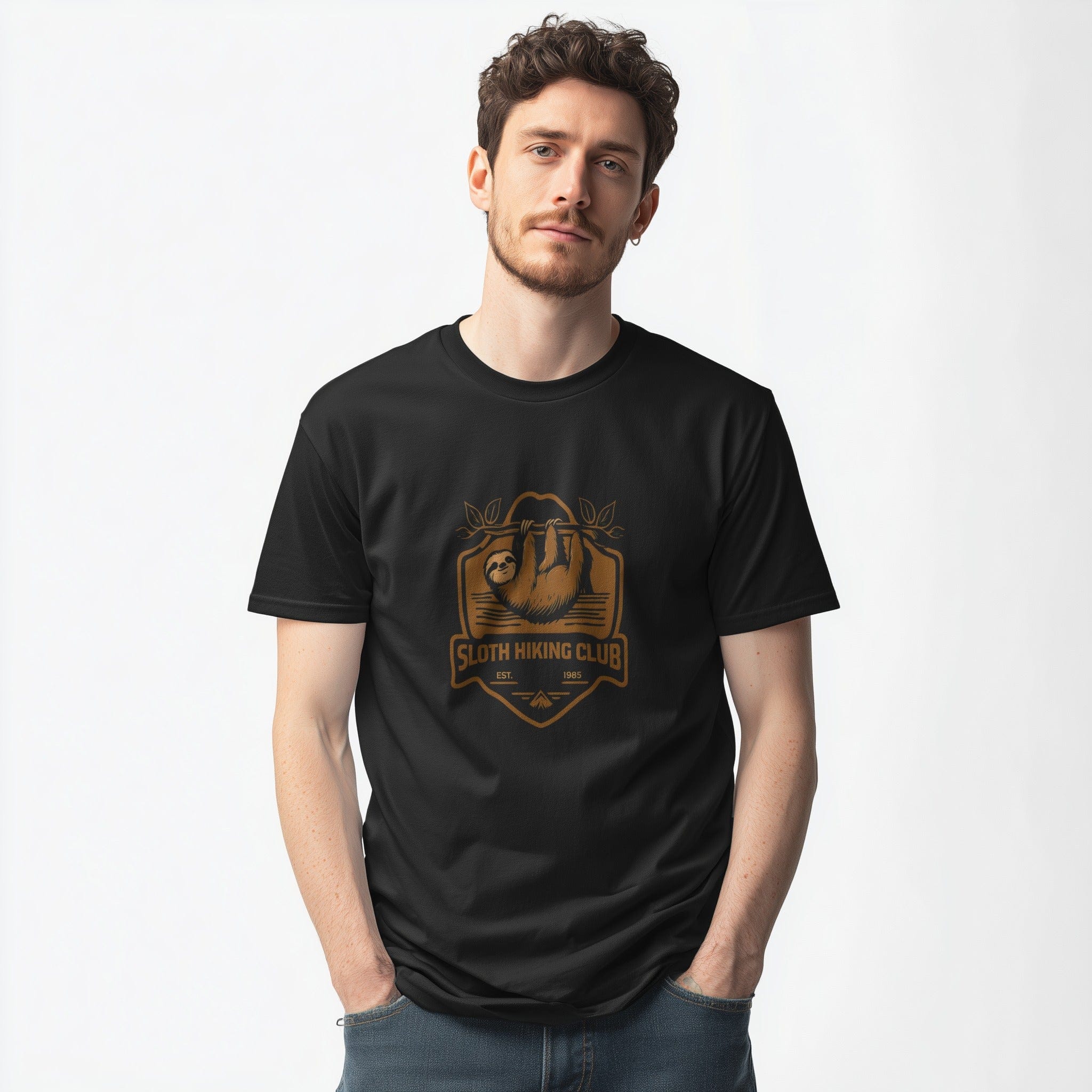 OutfitPeak Sloth Hiking Club Tee