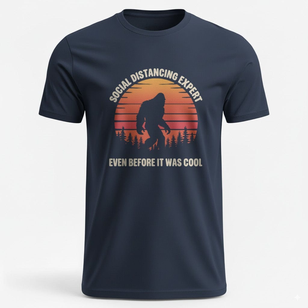 OutfitPeak XS / Navy Social Distancing Expert Tee