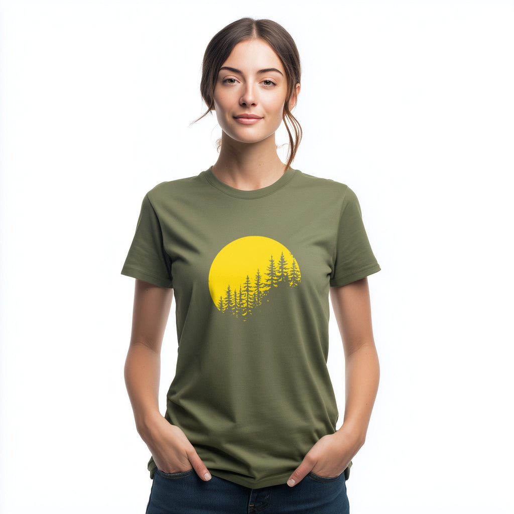 OutfitPeak Tree Silhouette Forest Tee