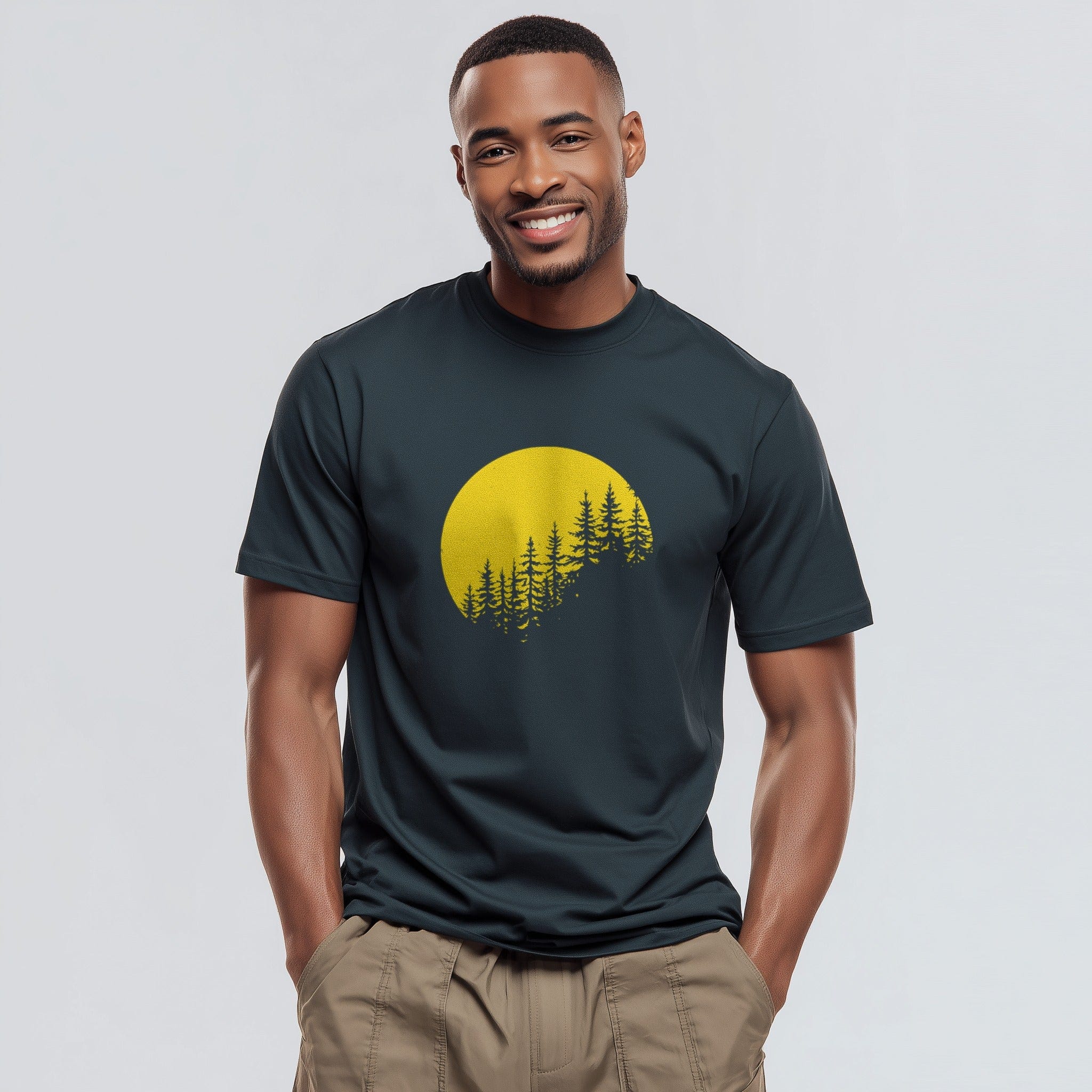 OutfitPeak Tree Silhouette Forest Tee