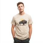 OutfitPeak Vintage Bison Sunset Tee