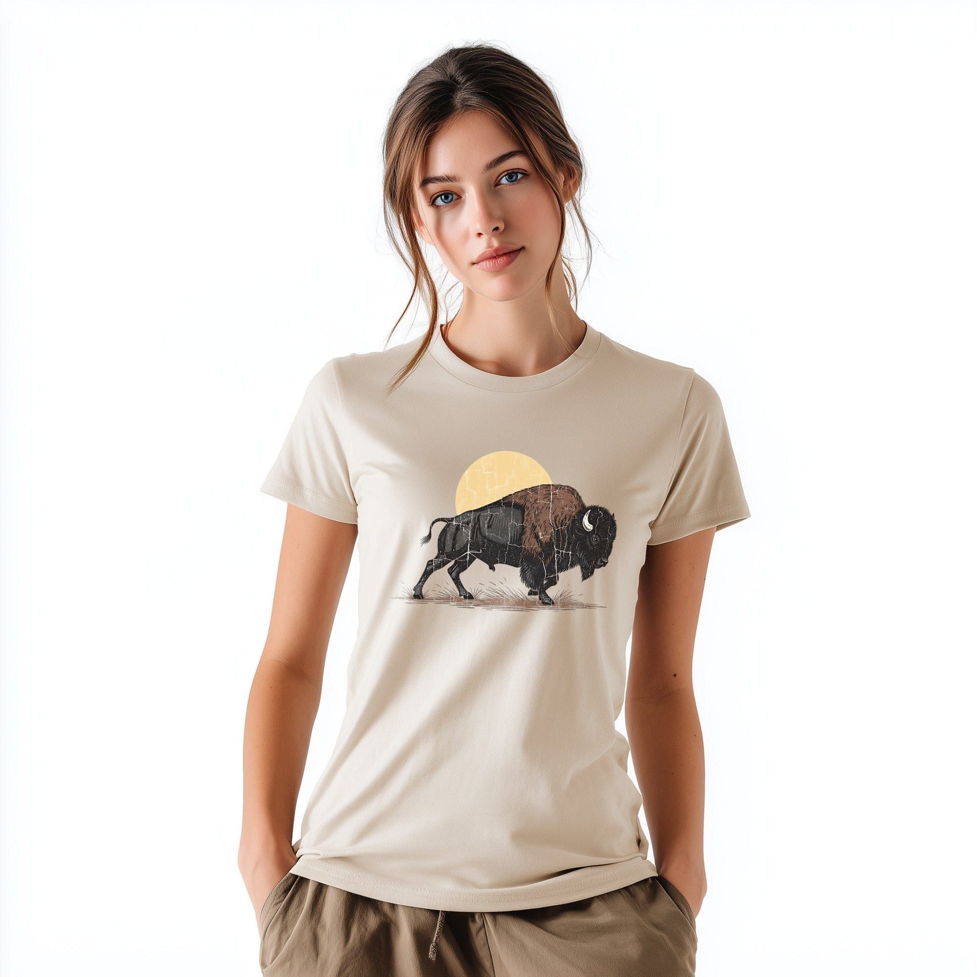 OutfitPeak Vintage Bison Sunset Tee