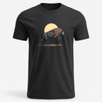 OutfitPeak XS / Black Vintage Bison Sunset Tee
