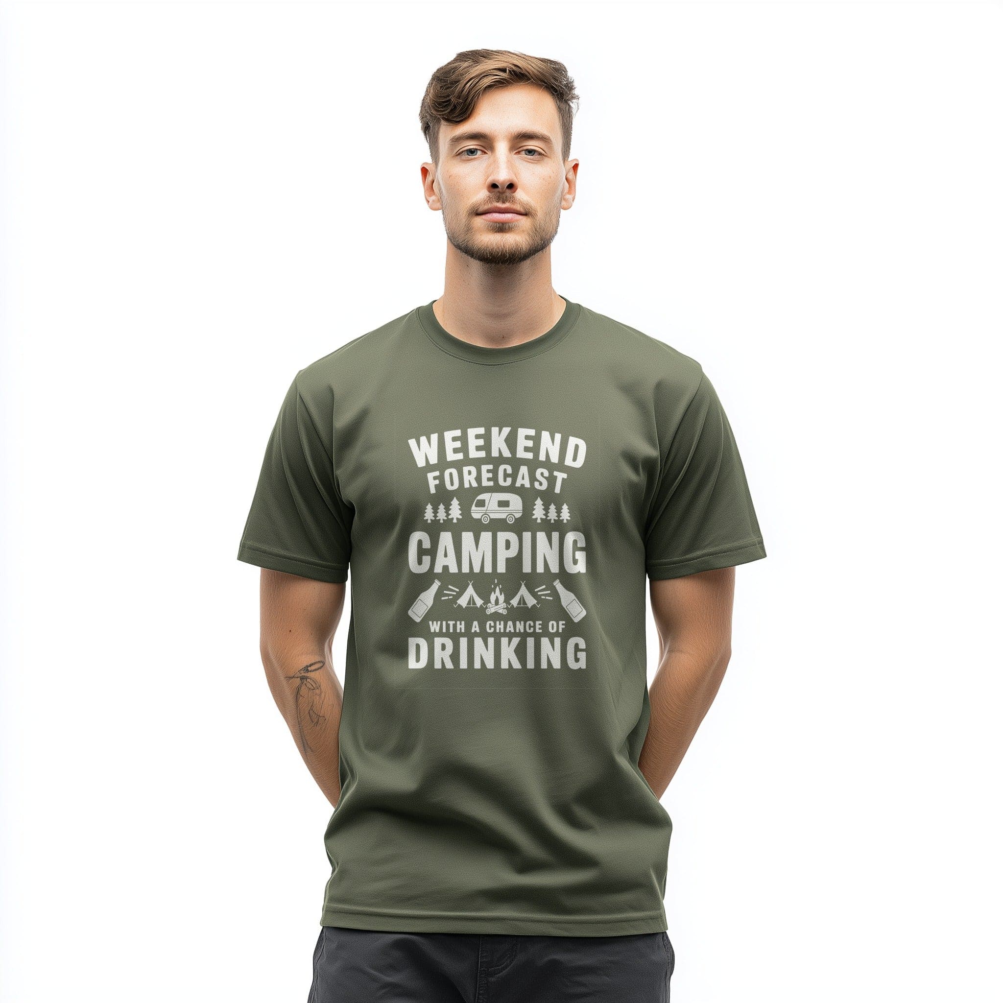 OutfitPeak Physical Item Weekend Forecast Camping Tee