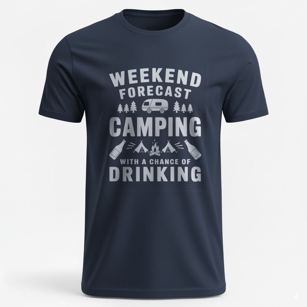 OutfitPeak Physical Item Navy / S Weekend Forecast Camping Tee