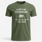 OutfitPeak S / Military Green Welcome To Camp Quitcherbitchin Tee