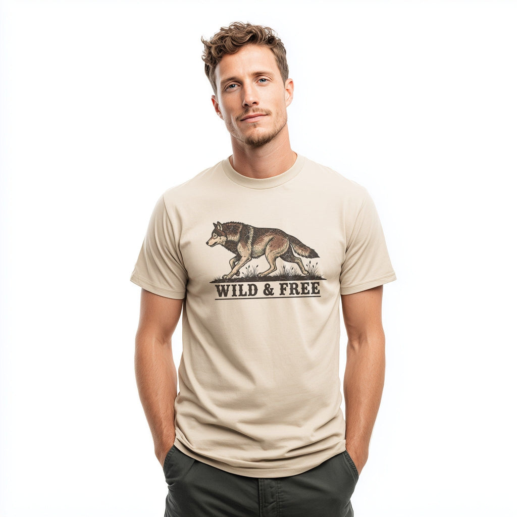 OutfitPeak Wild and Free Lone Wolf Tee