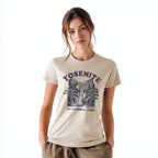 OutfitPeak Physical Item Yosemite Falls Graphic Tee - National Park Souvenir T-Shirt
